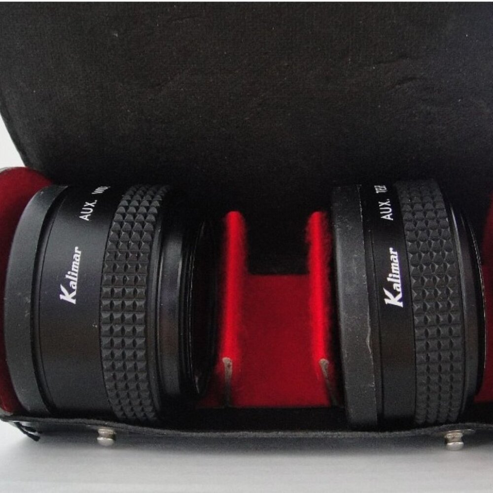 Kalimar Aux Wide Angle 2M & Telephoto Lens 2M - Made In Japan